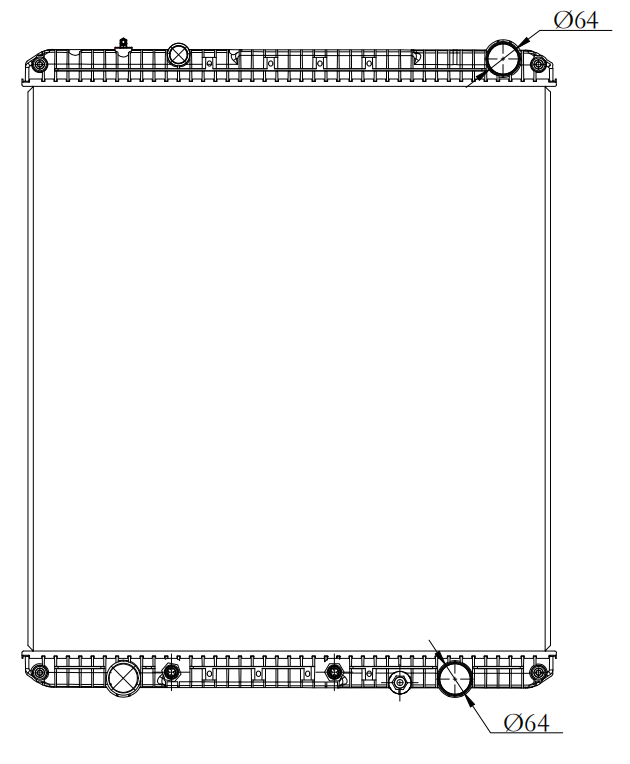 Freightliner Trucks Truck Radiator YF-FR011