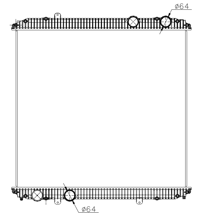 Freightliner Trucks Truck Radiator YF-FR021