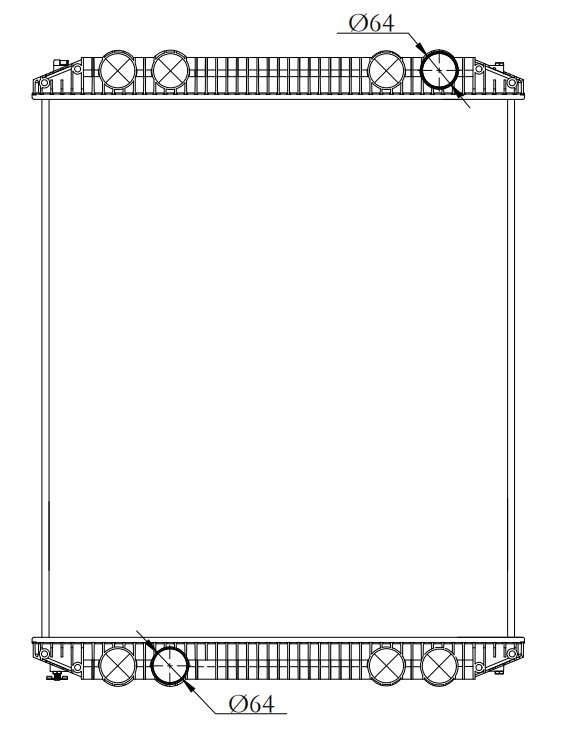 Freightliner Trucks Truck Radiator YF-FR006