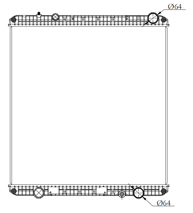 Freightliner Trucks Truck Radiator YF-FR009