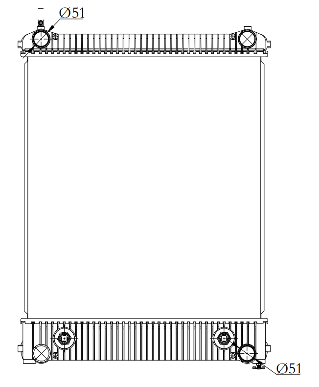 Freightliner Trucks Truck Radiator YF-FR027