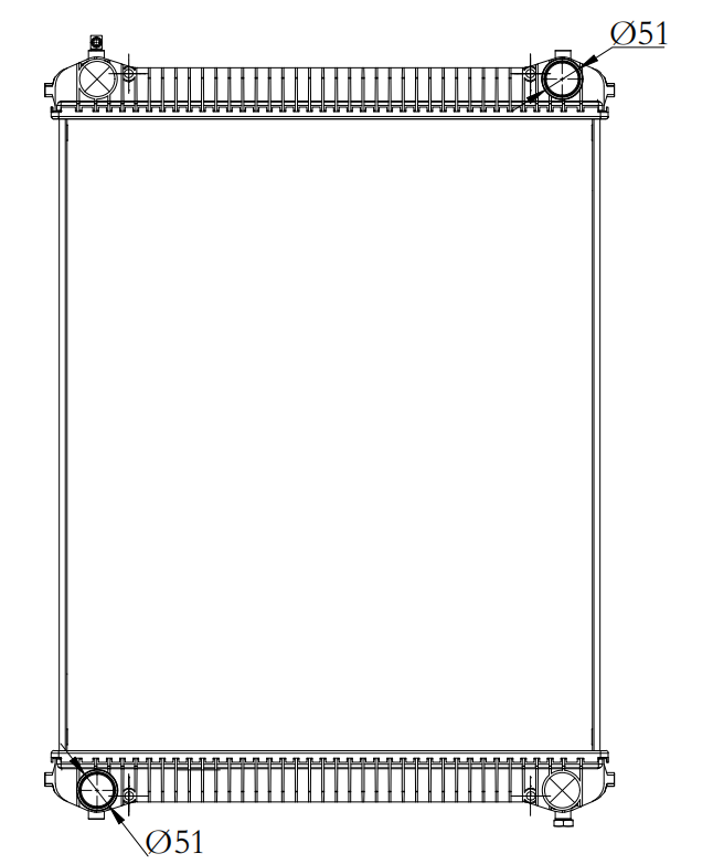 Freightliner Trucks Truck Radiator YF-FR028