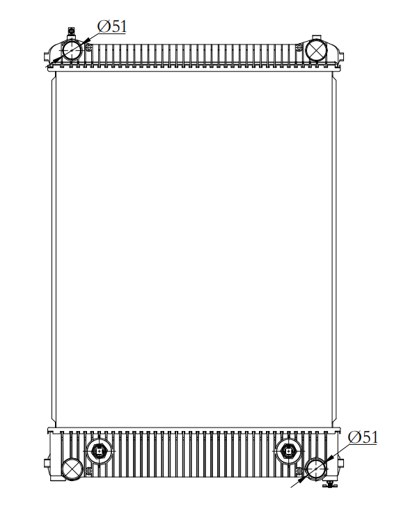 Freightliner Trucks Truck Radiator YF-FR031