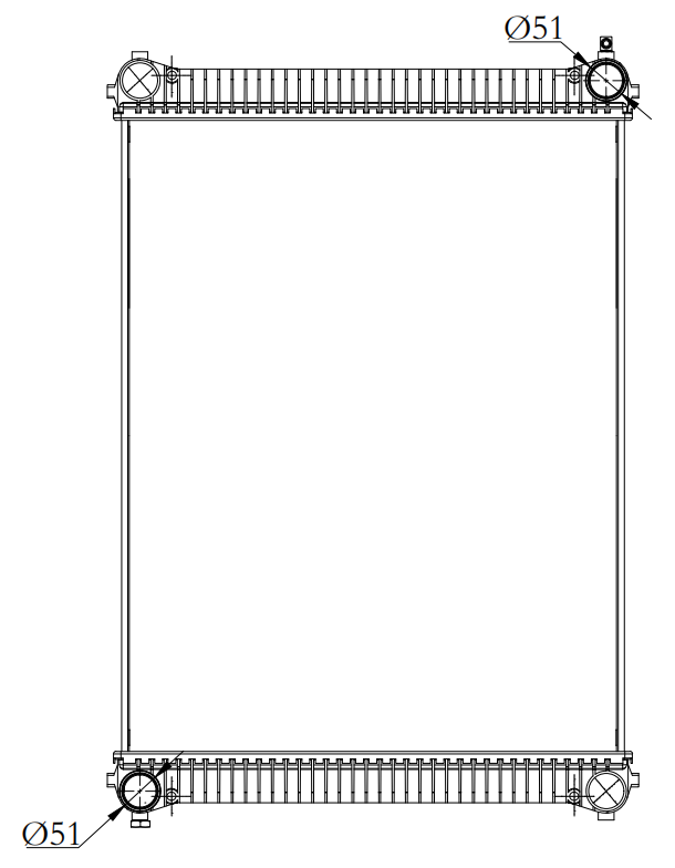 Freightliner Trucks Truck Radiator YF-FR024