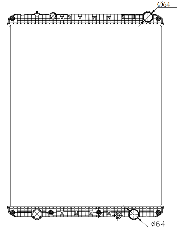 Freightliner Trucks Truck Radiator YF-FR007