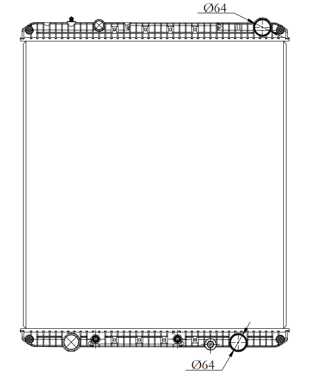 Freightliner Trucks Truck Radiator YF-FR013