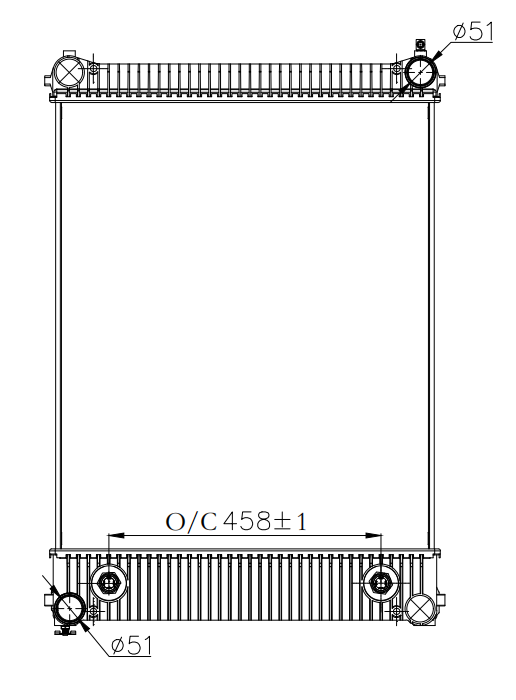 Freightliner Trucks Truck Radiator YF-FR022