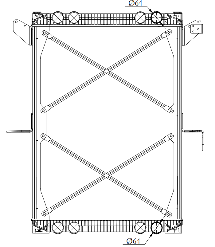 Freightliner Trucks Truck Radiator YF-FR002