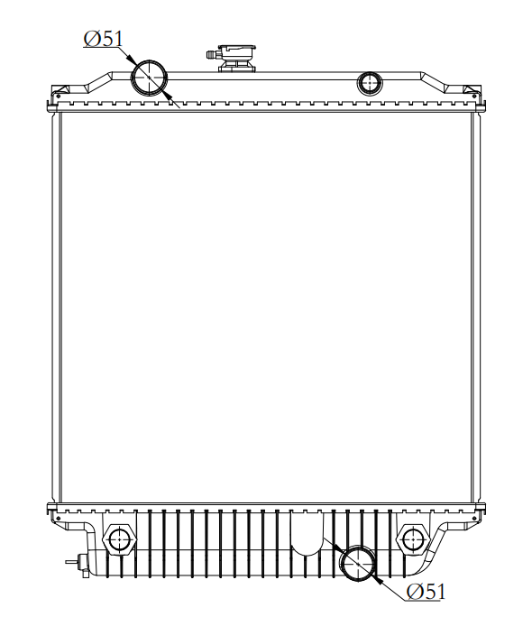 Freightliner Trucks Truck Radiator YF-FR033