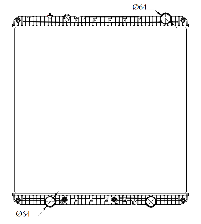 Freightliner Trucks Truck Radiator YF-FR036