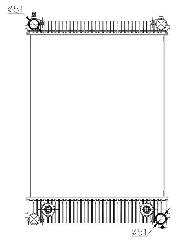 Freightliner Trucks Truck Radiator YF-FR023