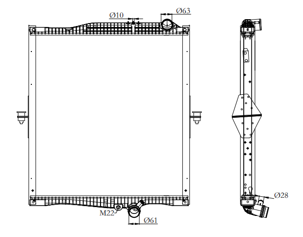 Volvo Trucks Truck Radiator YF-VO025
